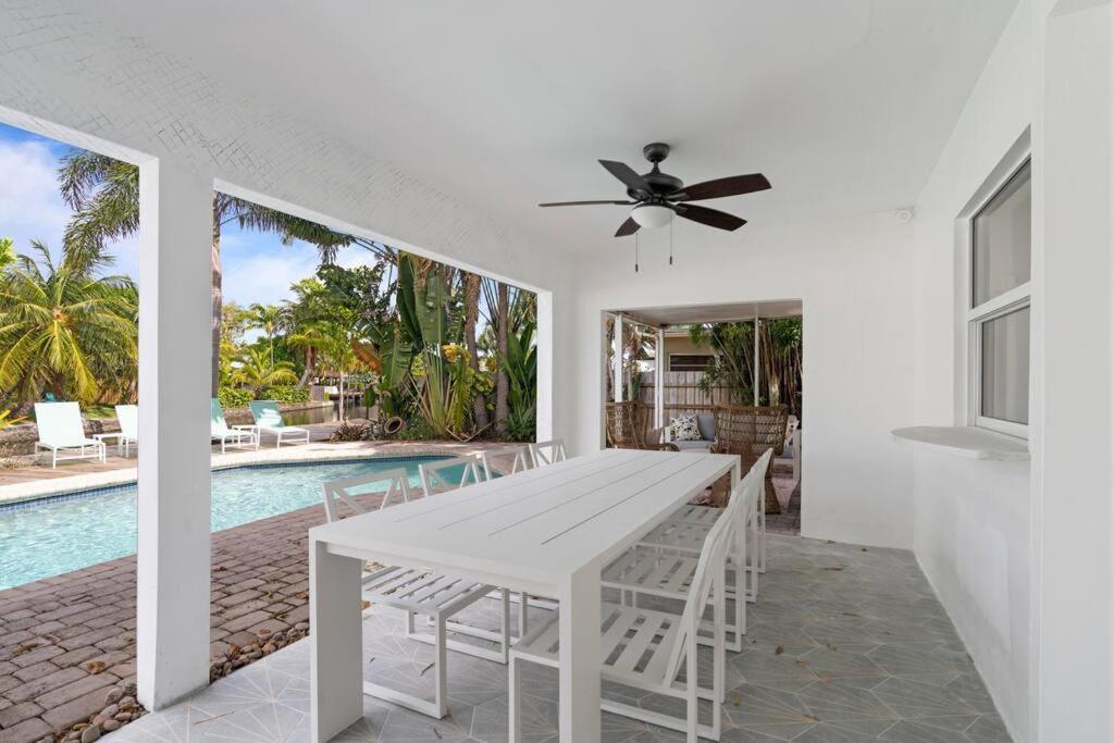 Waterfront-Heated Pool-Mini Golf-Game Room-2Mi Beach Fort Lauderdale Exteriör bild