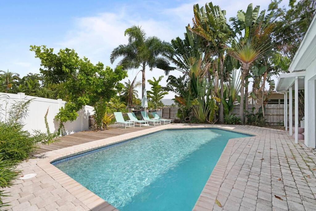 Waterfront-Heated Pool-Mini Golf-Game Room-2Mi Beach Fort Lauderdale Exteriör bild